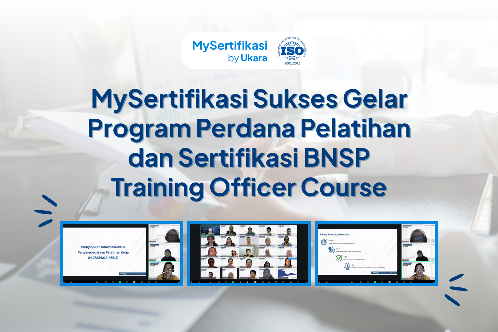 MySertifikasi Sukses Gelar Program Perdana Pelatihan dan Sertifikasi BNSP Training Officer Course
