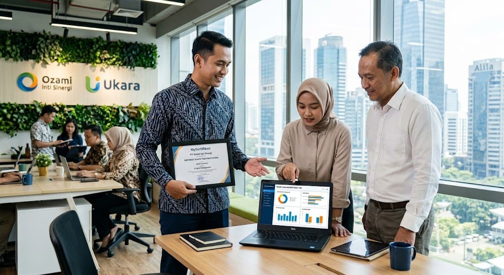 Diskusi profesional mengenai sertifikasi kompetensi