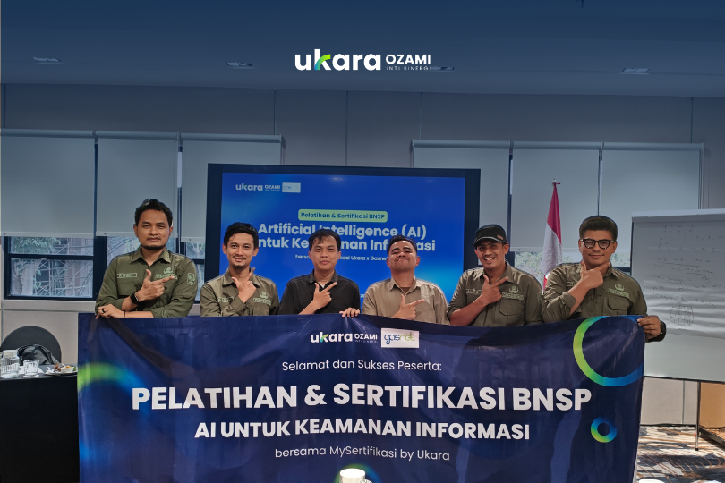 Pelatihan dan sertifikasi BNSP AI untuk Keamanan Informasi bersama UKARA