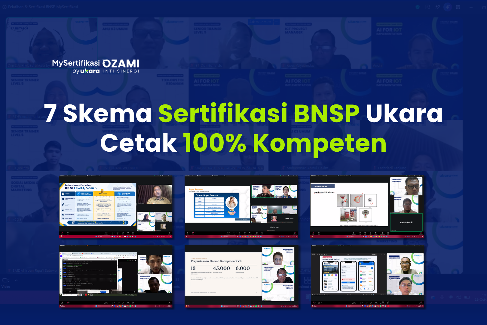 7 Skema Sertifikasi BNSP Ukara Cetak 100% Kompeten